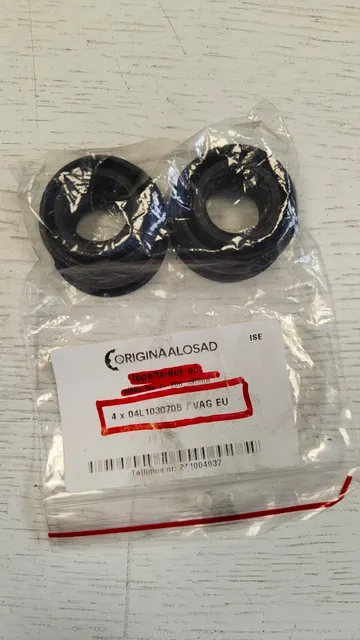  Ring seal, injection valve 04L103070B, №1